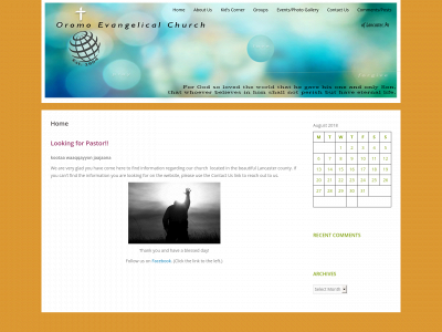 oromochurchoflancaster.com snapshot