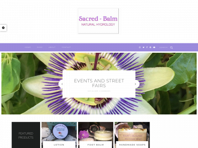 sacred-balm.com snapshot