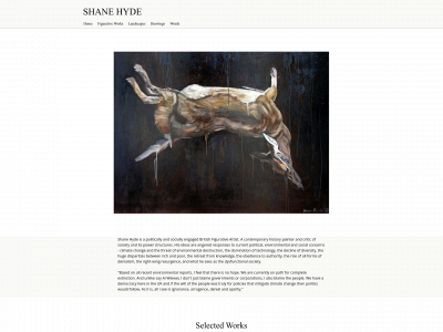shanehyde.com snapshot