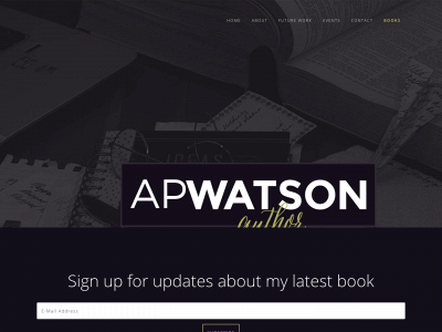apwatsonauthor.com snapshot