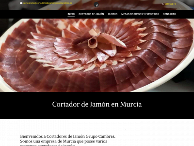 www.cortadoresdejamongrupocambres.es snapshot