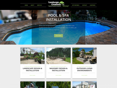 landscapecreationsny.com snapshot