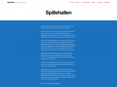 spillehallen.eu snapshot