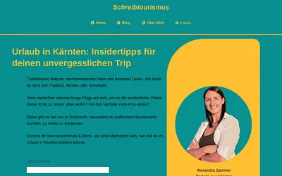 schreibtourismus.at snapshot