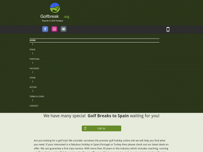 golfbreak.org snapshot