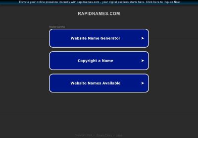 rapidnames.com snapshot