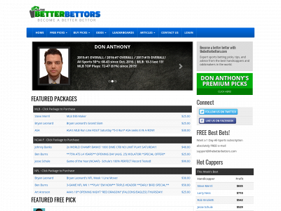 thebetterbettors.com snapshot