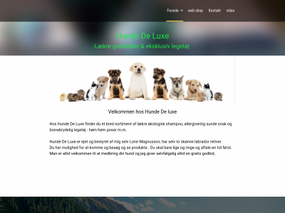 hundedeluxe.dk snapshot