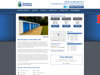 hwy54storage.com snapshot