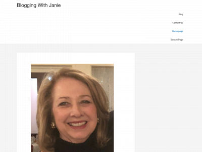 bloggingwithjanie.com snapshot