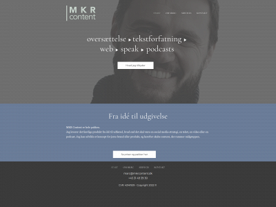 mkrcontent.dk snapshot