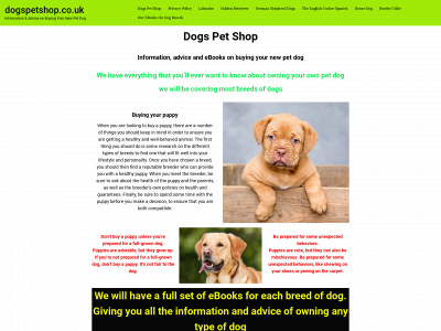 dogspetshop.co.uk snapshot