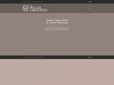 wildandliberated.org snapshot