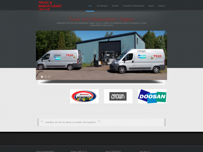 truckomaskintjanst.com snapshot