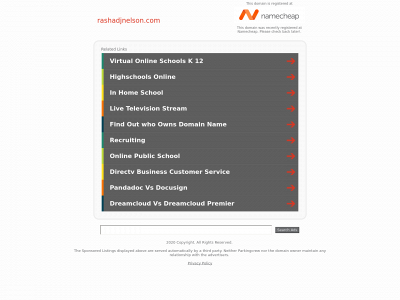 rashadjnelson.com snapshot