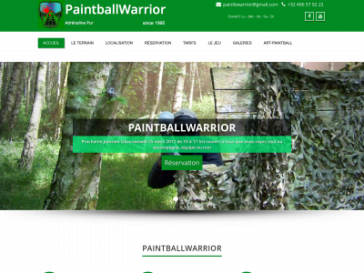 paintballwarrior.be snapshot