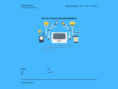 patrikmustelin.com snapshot