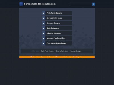 sunroomsandenclosures.com snapshot