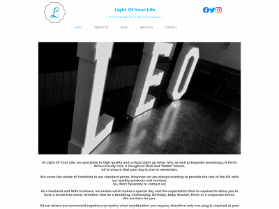 lightofyourlife.co.uk snapshot