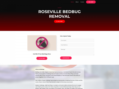 bedbugexterminatorroseville.com snapshot
