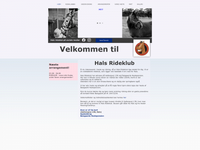 halsrideklub.dk snapshot