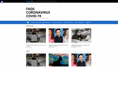 faqscoronavirus.com snapshot