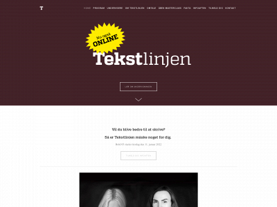 tekstlinjen.dk snapshot