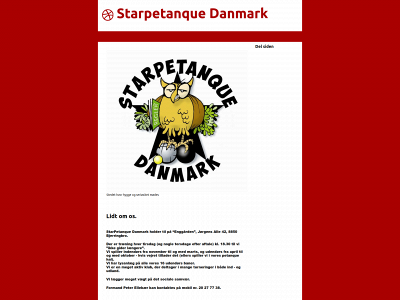starpetanque.dk snapshot