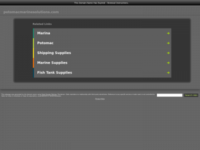 www.potomacmarinesolutions.com snapshot