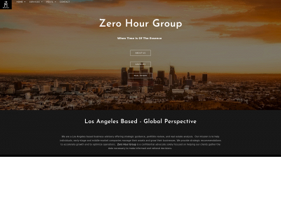 zerohour.la snapshot