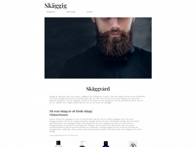 skäggig.se snapshot