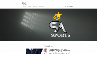saglobalsports.com snapshot