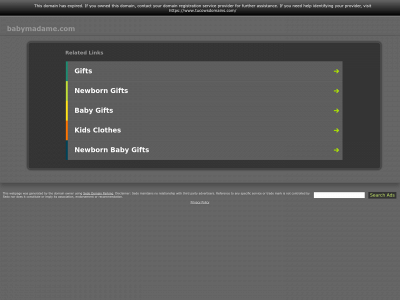 babymadame.com snapshot