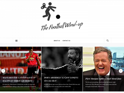 thefootballwind-up.com snapshot