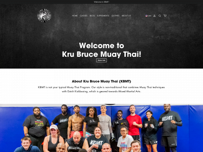 www.krubrucemuaythai.com snapshot