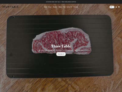 www.thawtable.com snapshot