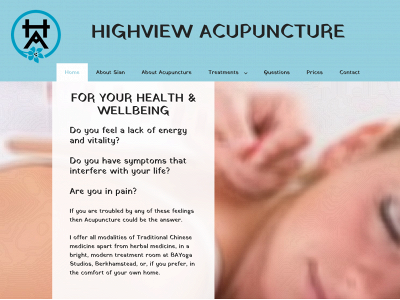highviewacupuncture.co.uk snapshot