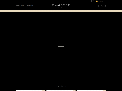 damagedskinwear.com snapshot