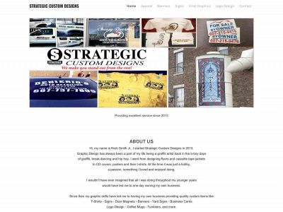 www.strategiccustomdesigns.com snapshot