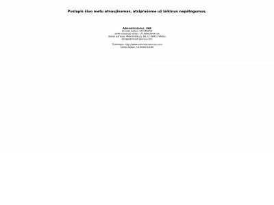 administratorius.com snapshot