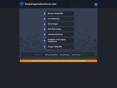 snowdragonadventures.com snapshot