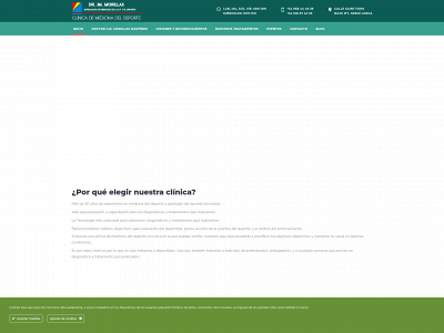 clinicadeportivadrmorillas.com snapshot
