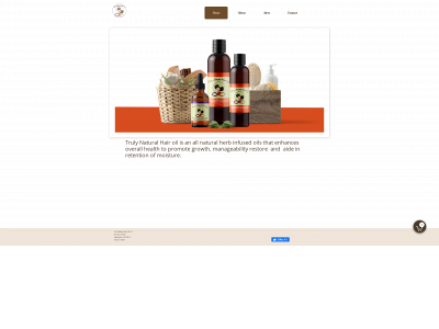 trulynaturalhairoil.com snapshot