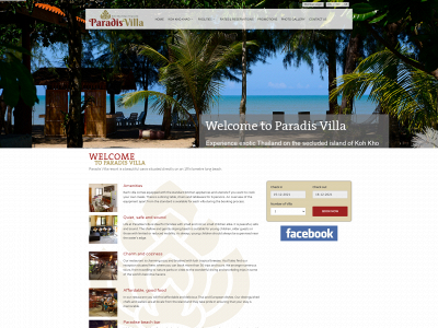 paradisvilla.com snapshot