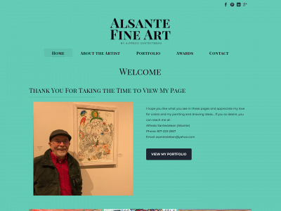 alsantefineart.com snapshot