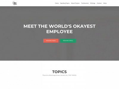 claytonmlee.com snapshot