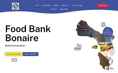 voedselbankbonaire.org snapshot