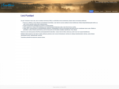 fontteri.fi snapshot