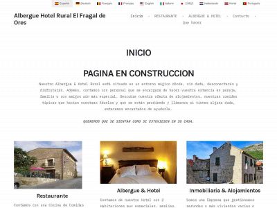 alberguehotelruralelfragaldeores.es snapshot