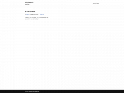 biagio.tech snapshot